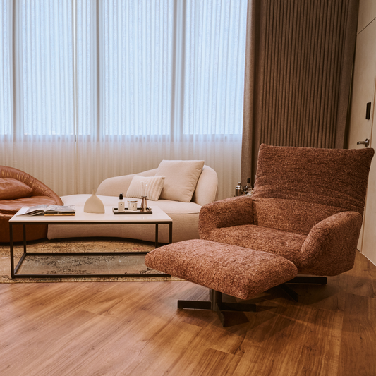 Brooks Lounge Chair + Ottoman