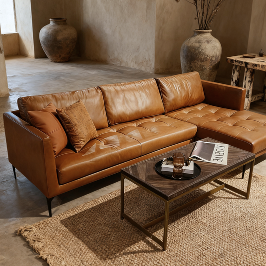 Hugo Leather Sofa