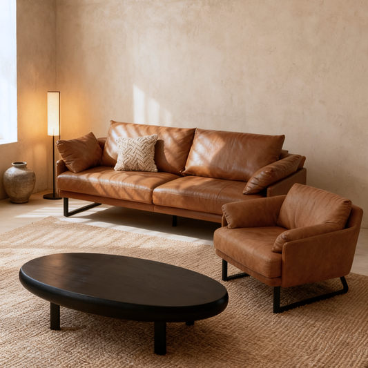 Monté Leather Sofa