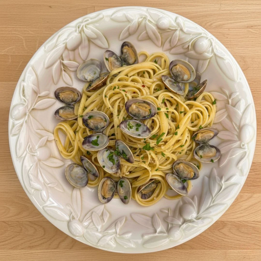 Tuscan Olives Large Round Serving Bowl